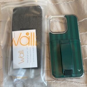 Wallis Striped Green iPhone 16 Pro Case